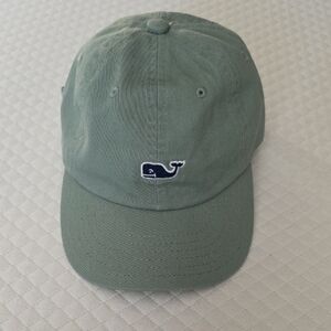 Vineyard Vines Kids Green Cap with Whale Logo